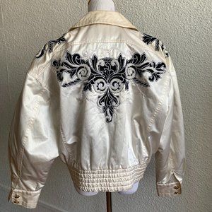80'S GLAM ESCADA BOMBER JACKET